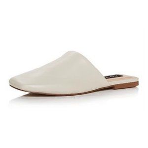 AQUA Women’s Bae Mules | Off White | Size 6 | Brand New